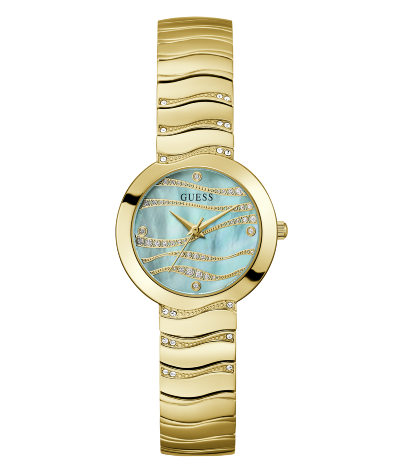 Guess Laguna Green Round Dial Quartz Analog Women Watch Watch Guess