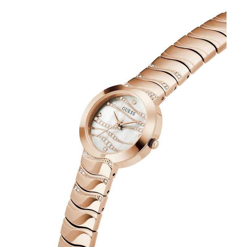 Guess Laguna White Round Dial Quartz Analog Women Watch Watch Guess
