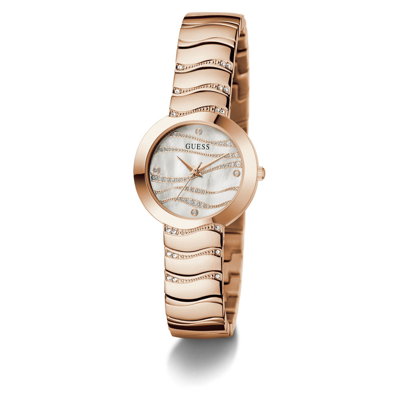 Guess Laguna White Round Dial Quartz Analog Women Watch Watch Guess