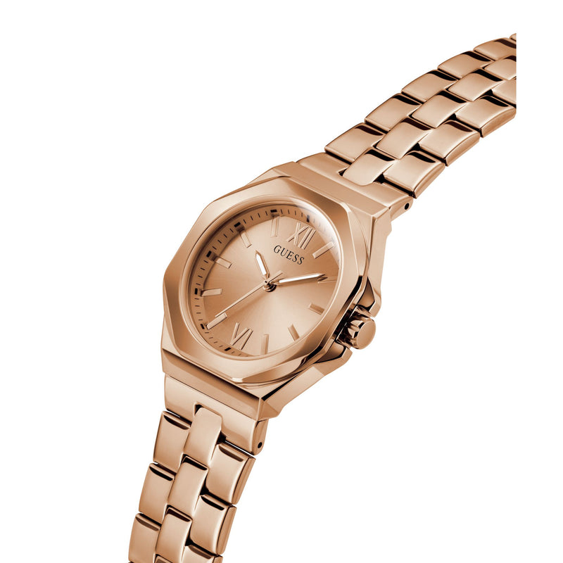 Guess Empress Rose Gold Round Dial Quartz Analog Women Watch Watch Guess