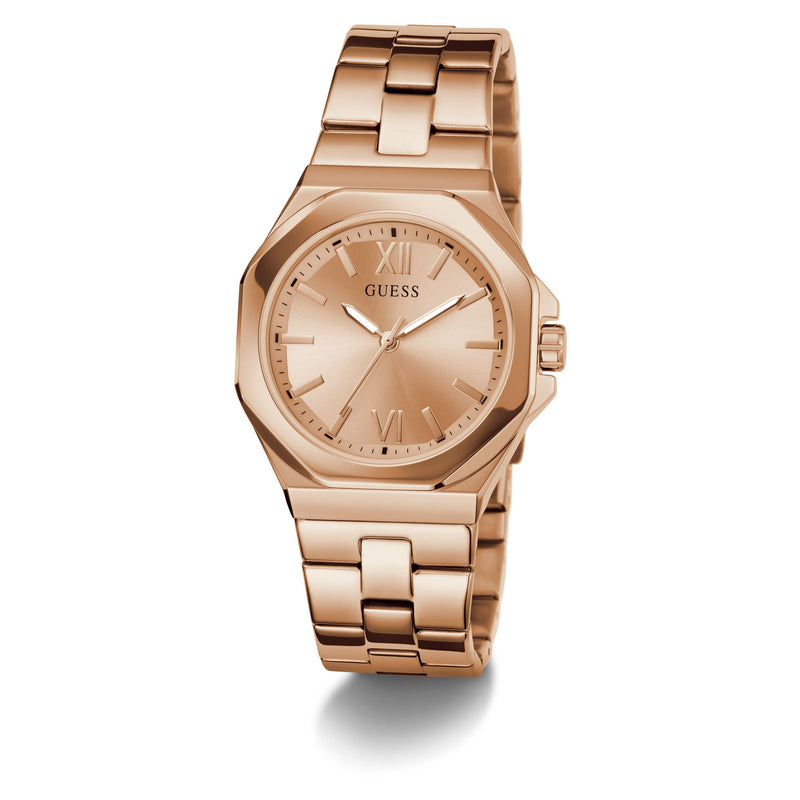 Guess Empress Rose Gold Round Dial Quartz Analog Women Watch Watch Guess