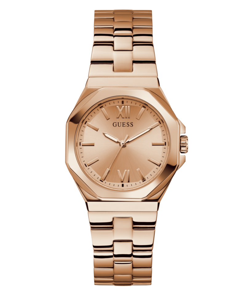 Guess Empress Rose Gold Round Dial Quartz Analog Women Watch Watch Guess