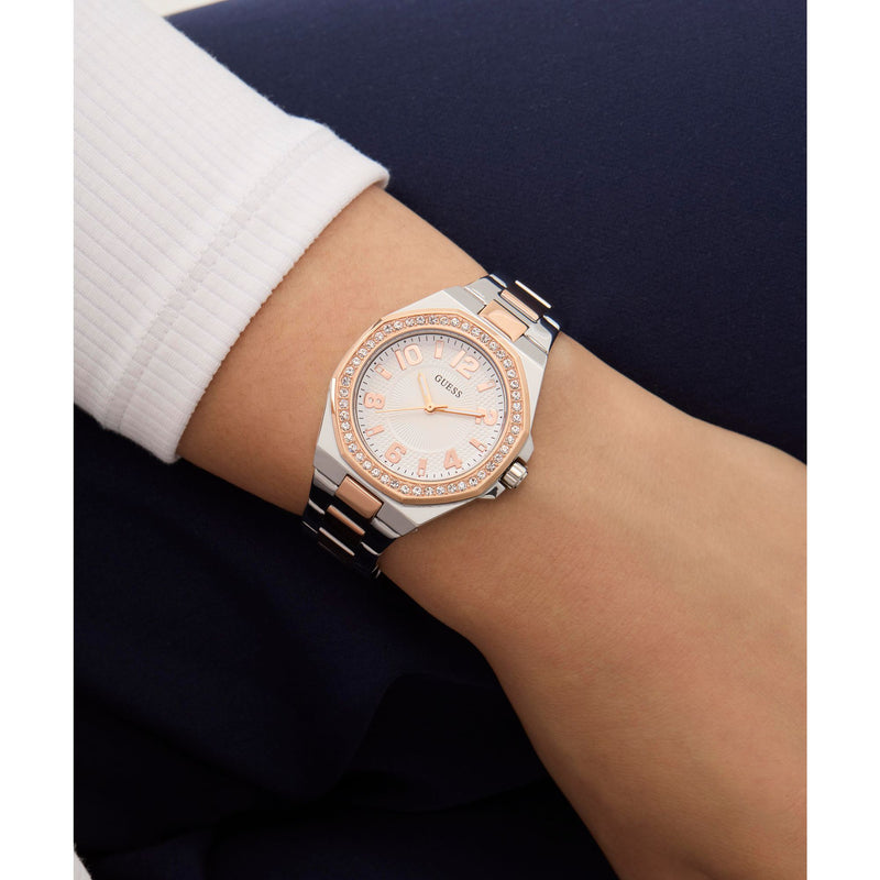 Guess Contessa White Round Dial Quartz Analog Women Watch Watch Guess
