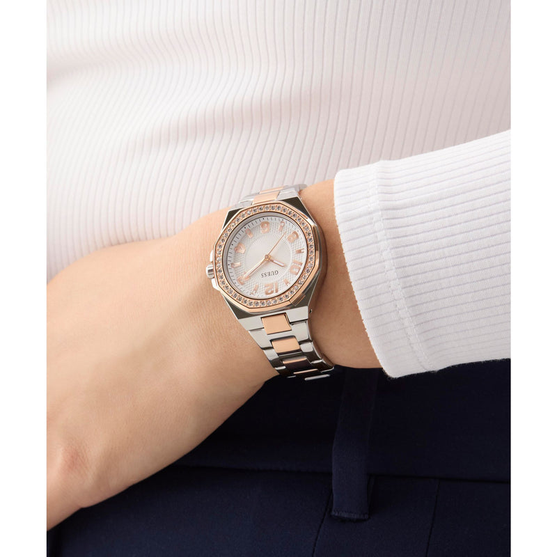 Guess Contessa White Round Dial Quartz Analog Women Watch Watch Guess