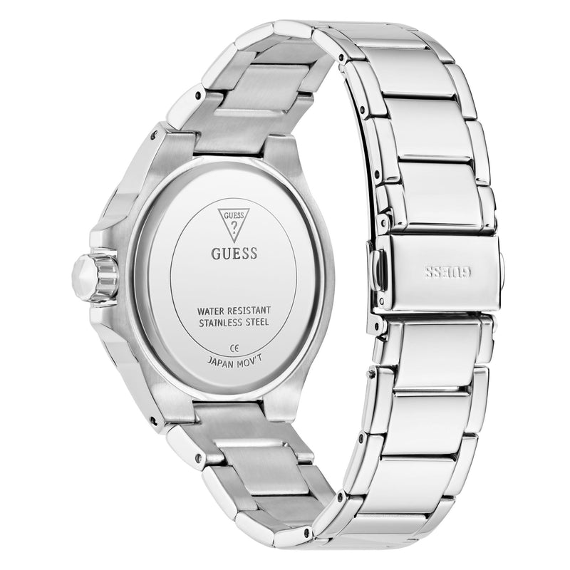 Guess Envy Silver Round Dial Quartz Analog Women Watch Watch Guess