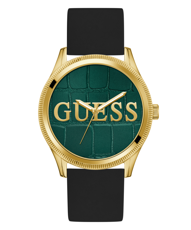 Guess Reputation Green Round Dial Quartz Analog Men Watch Watch Guess