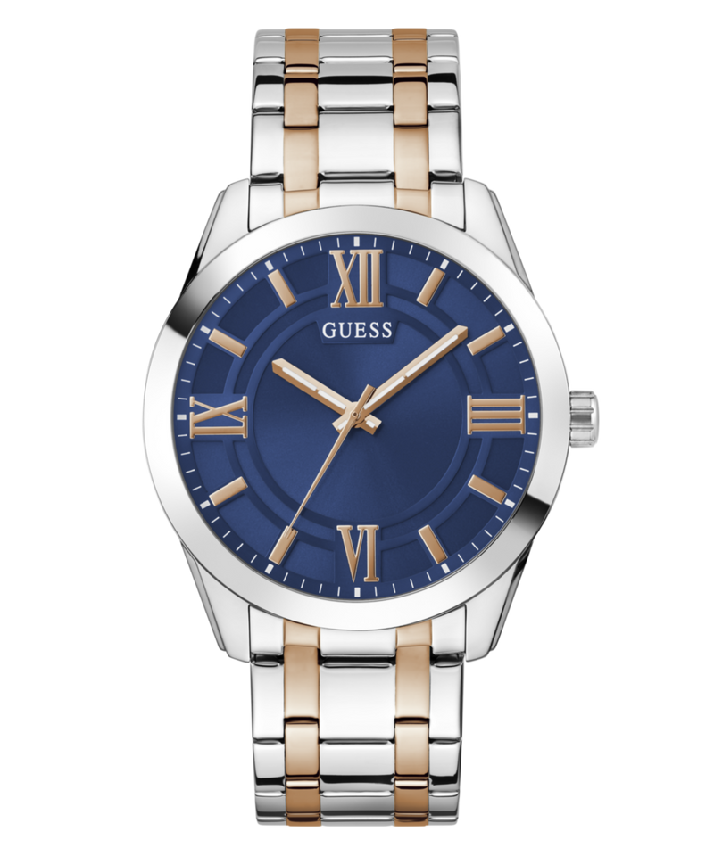 Guess Elliot Blue Round Dial Quartz Analog Men Watch Watch Guess