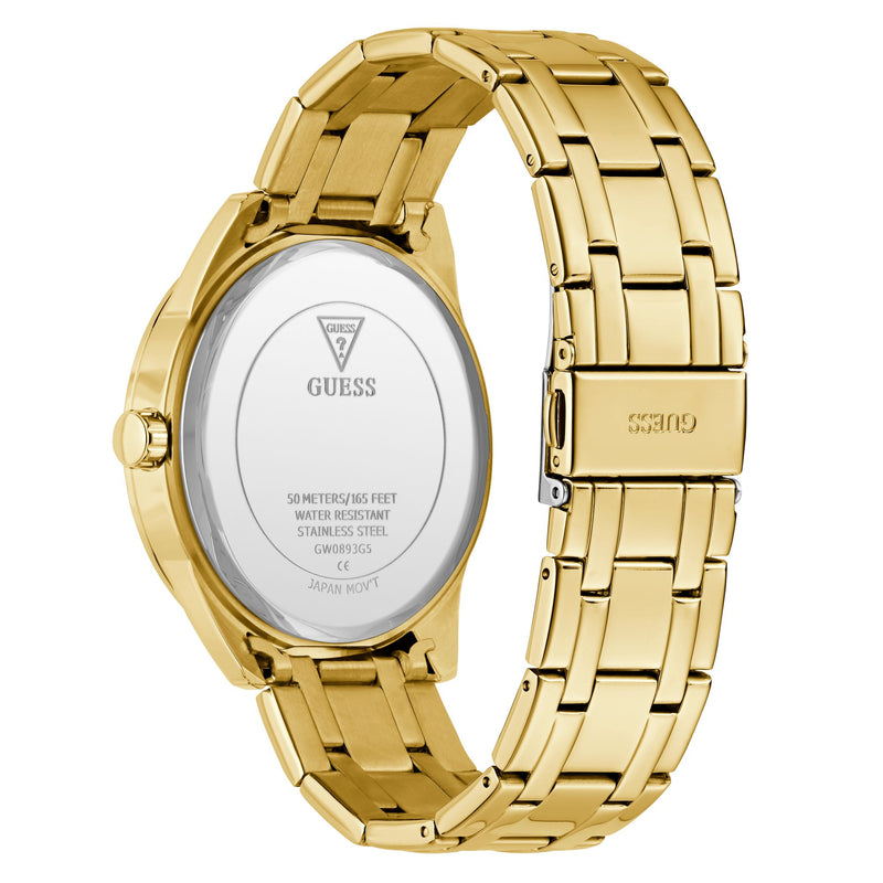 Guess Elliot Blue Round Dial Quartz Analog Men Watch Watch Guess