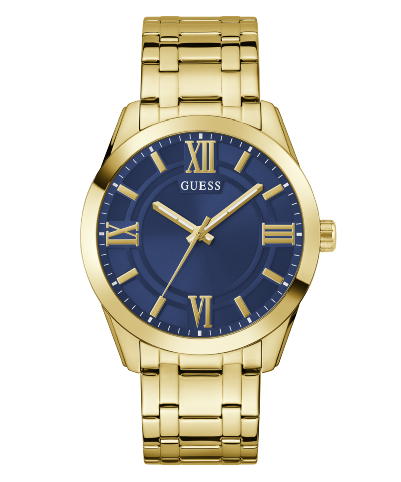 Guess Elliot Blue Round Dial Quartz Analog Men Watch Watch Guess
