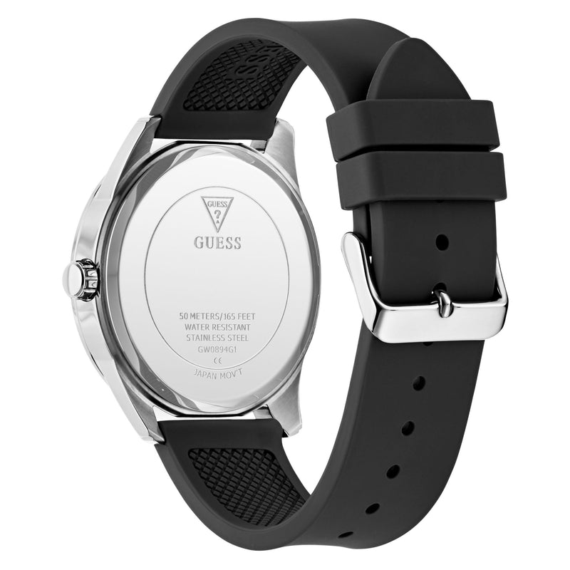 Guess Elliot Black Round Dial Quartz Analog Men Watch Watch Guess