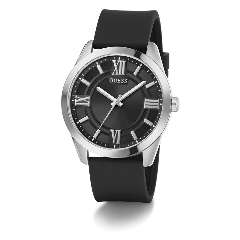 Guess Elliot Black Round Dial Quartz Analog Men Watch Watch Guess