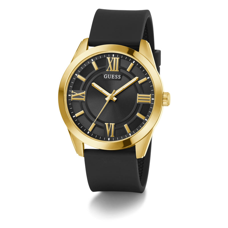 Guess Elliot Black Round Dial Quartz Analog Men Watch Watch Guess