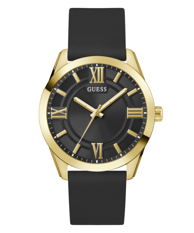 Guess Elliot Black Round Dial Quartz Analog Men Watch Watch Guess
