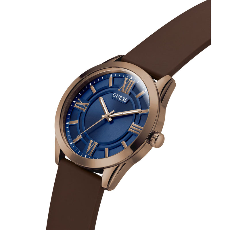 Guess Elliot Blue Round Dial Quartz Analog Men Watch Watch Guess