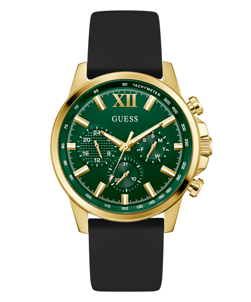 Guess Walker Green Round Dial Quartz Analog Men Watch Watch Guess
