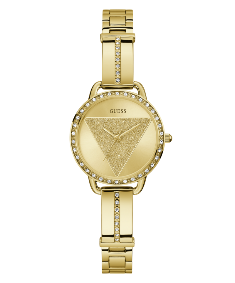 Guess Tri Bellini Champagne Round Dial Quartz Analog Women Watch Watch Guess