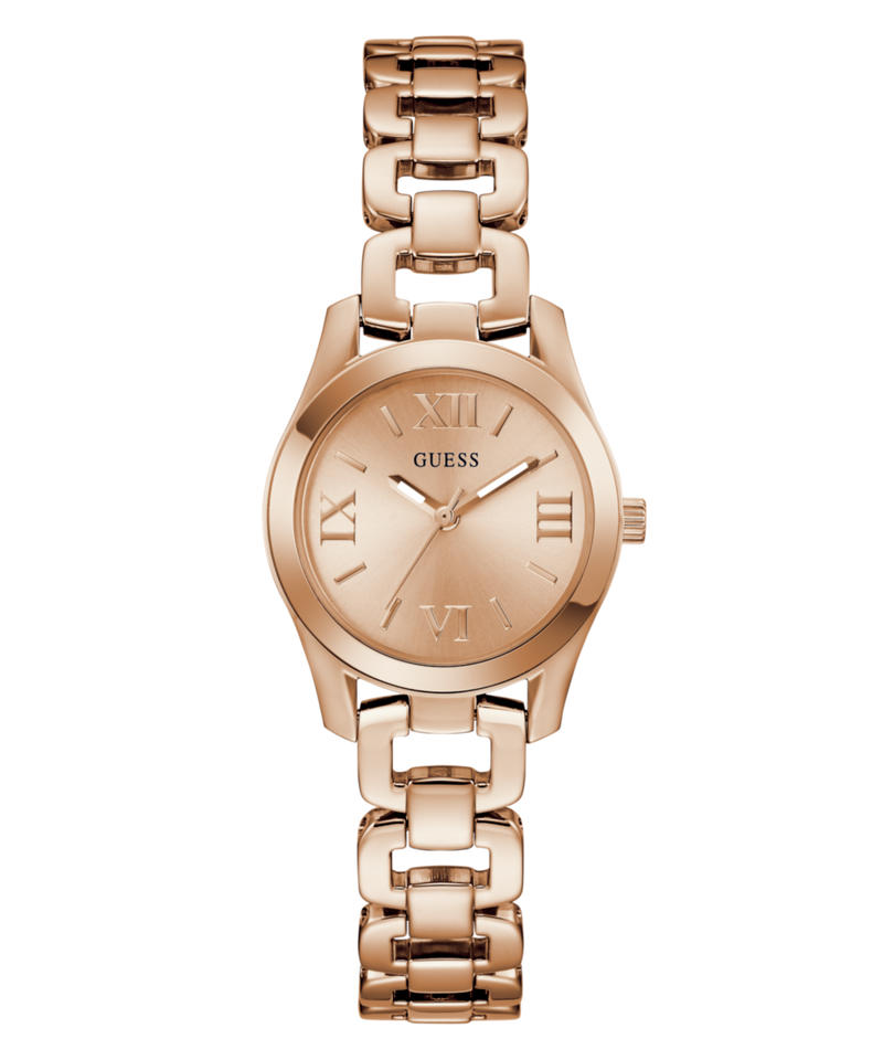 Guess Veda Rose Gold Round Quartz Women Watch Watch Guess