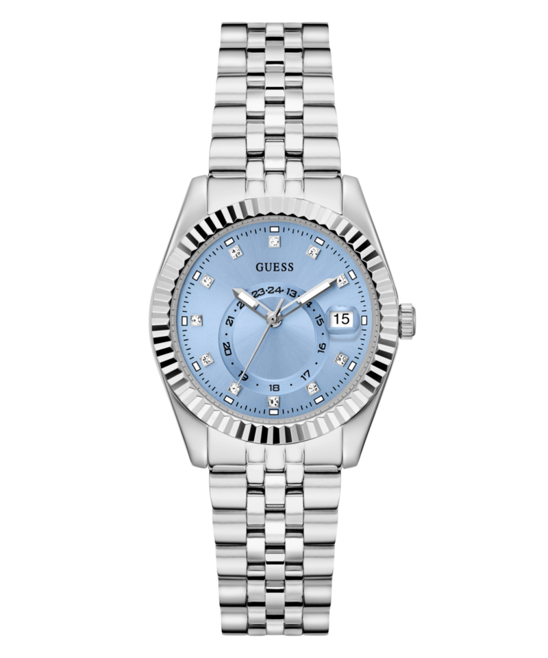 Guess Jada Ice Blue Round Quartz Women Watch Watch Guess