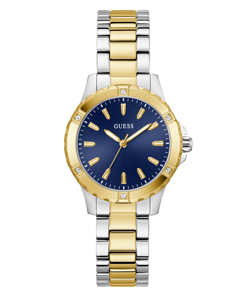 Guess Mist Blue Round Quartz Women Watch Watch Guess