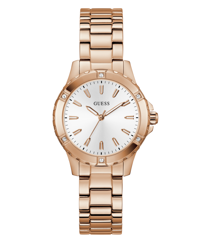 Guess Mist White Round Quartz Women Watch Watch Guess