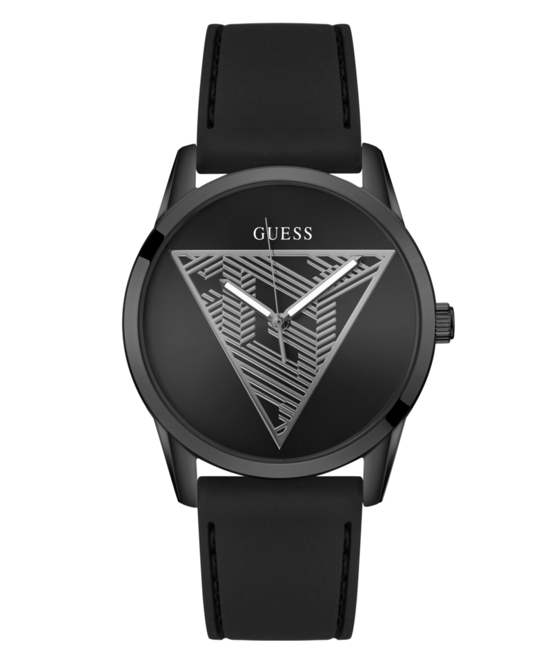 Guess Clark Black Round Quartz Men Watch Watch Guess