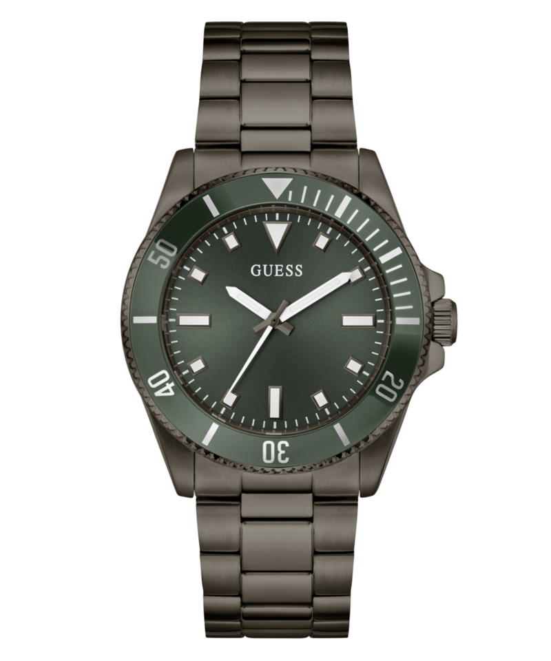 Guess Cliff Green Round Quartz Men Watch Watch Guess
