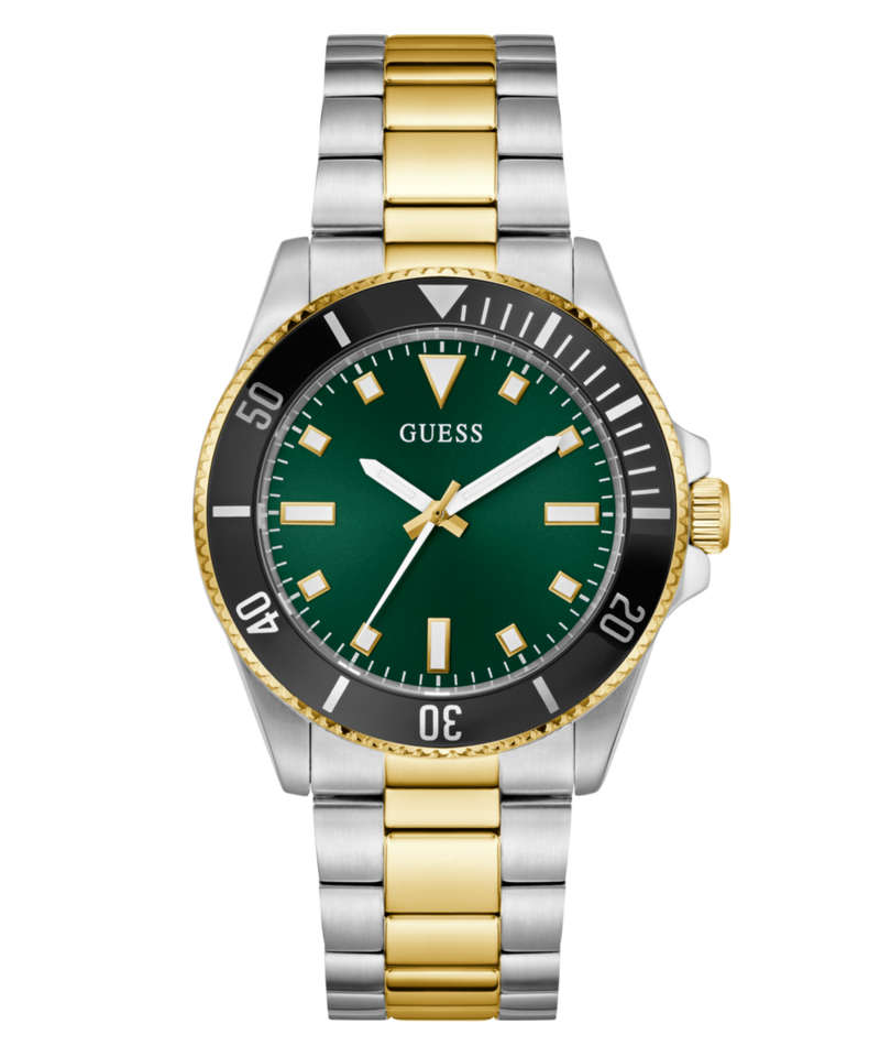 Guess Cliff Green Round Quartz Men Watch Watch Guess