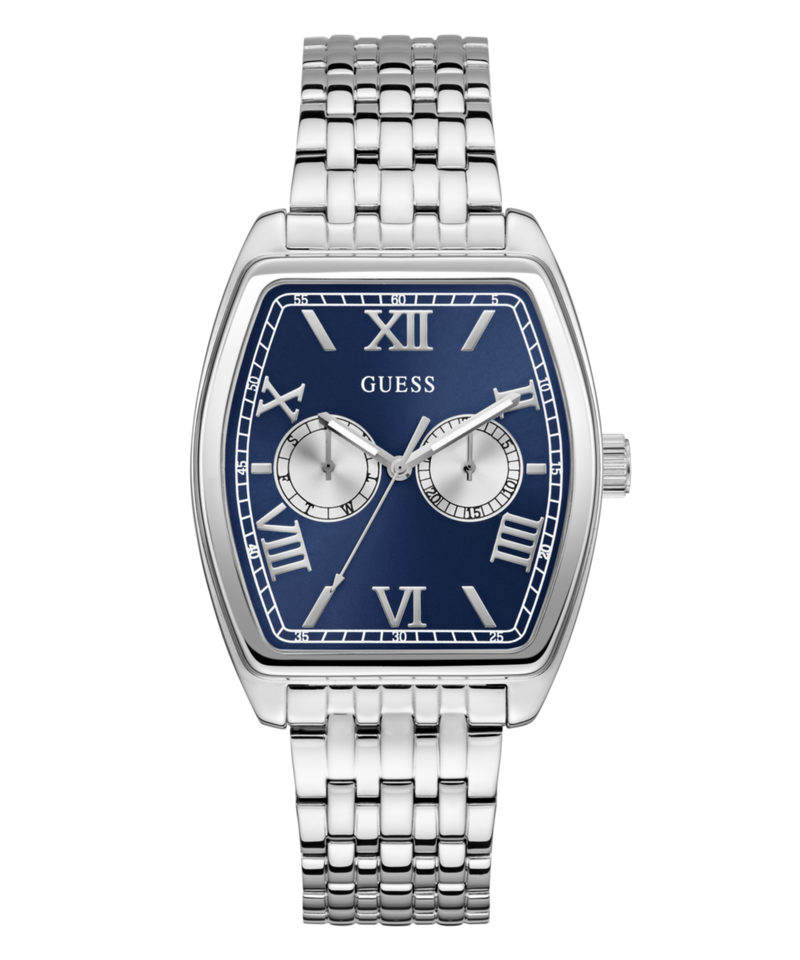 Guess Gabriel Blue Rectangle Quartz Men Watch Watch Guess