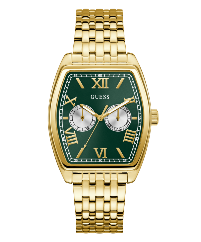 Guess Gabriel Green Rectangle Quartz Men Watch Watch Guess