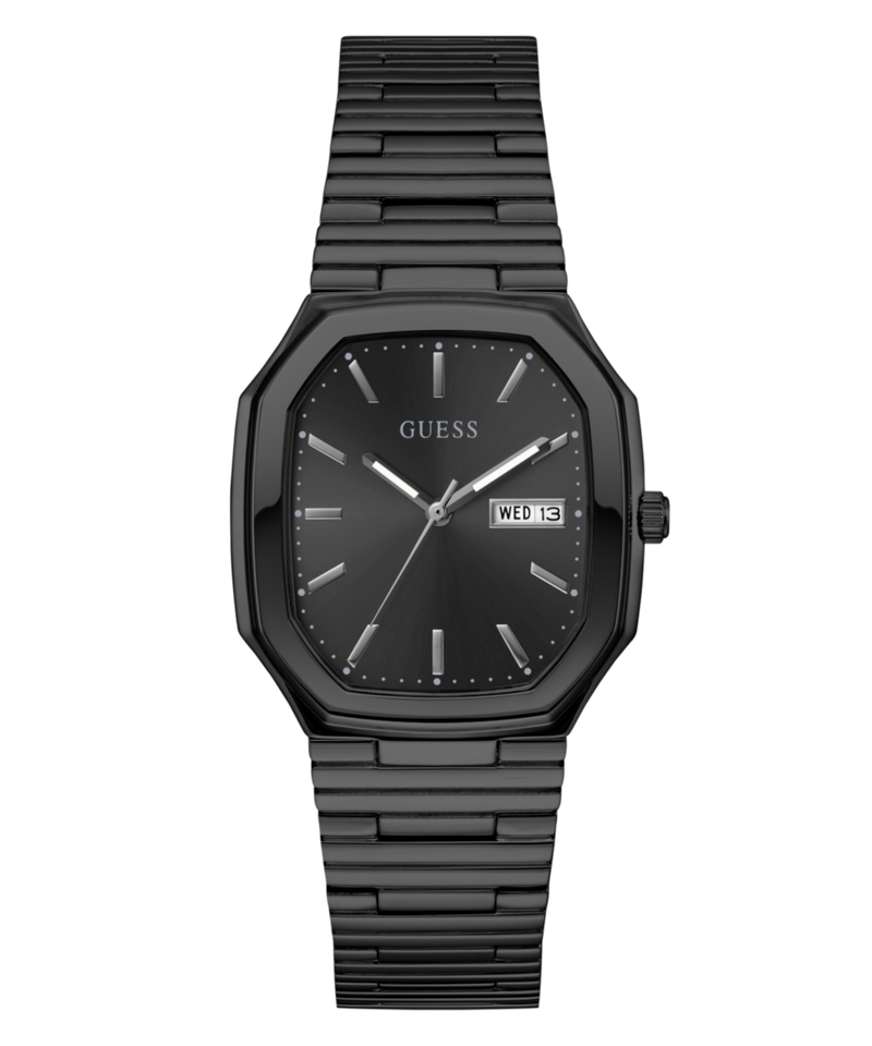 Guess Oliver Black Rectangle Quartz Men Watch Watch Guess