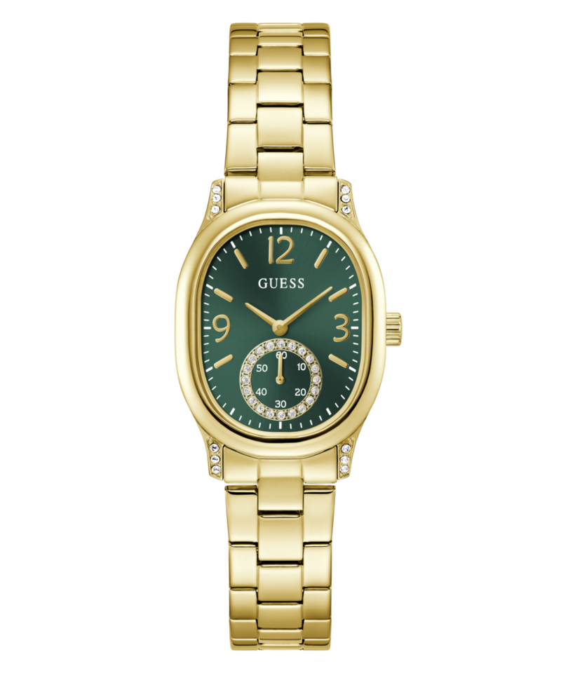 Guess Oval 28mm Green Dial Analog Women Watch - GW1094L2 Watch Guess