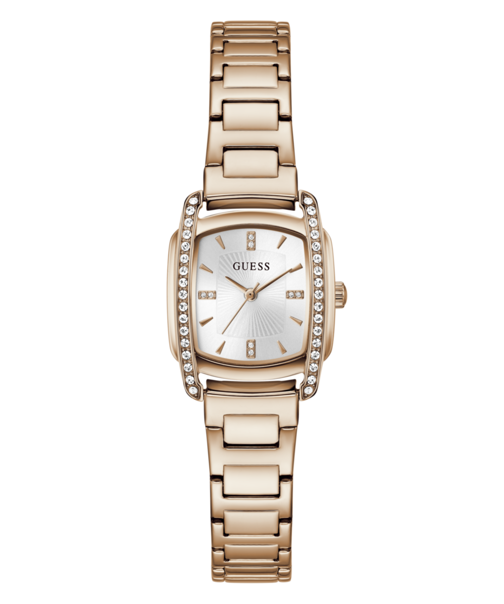 Guess Square 25mm White Dial Analog Women Watch - GW1096L4