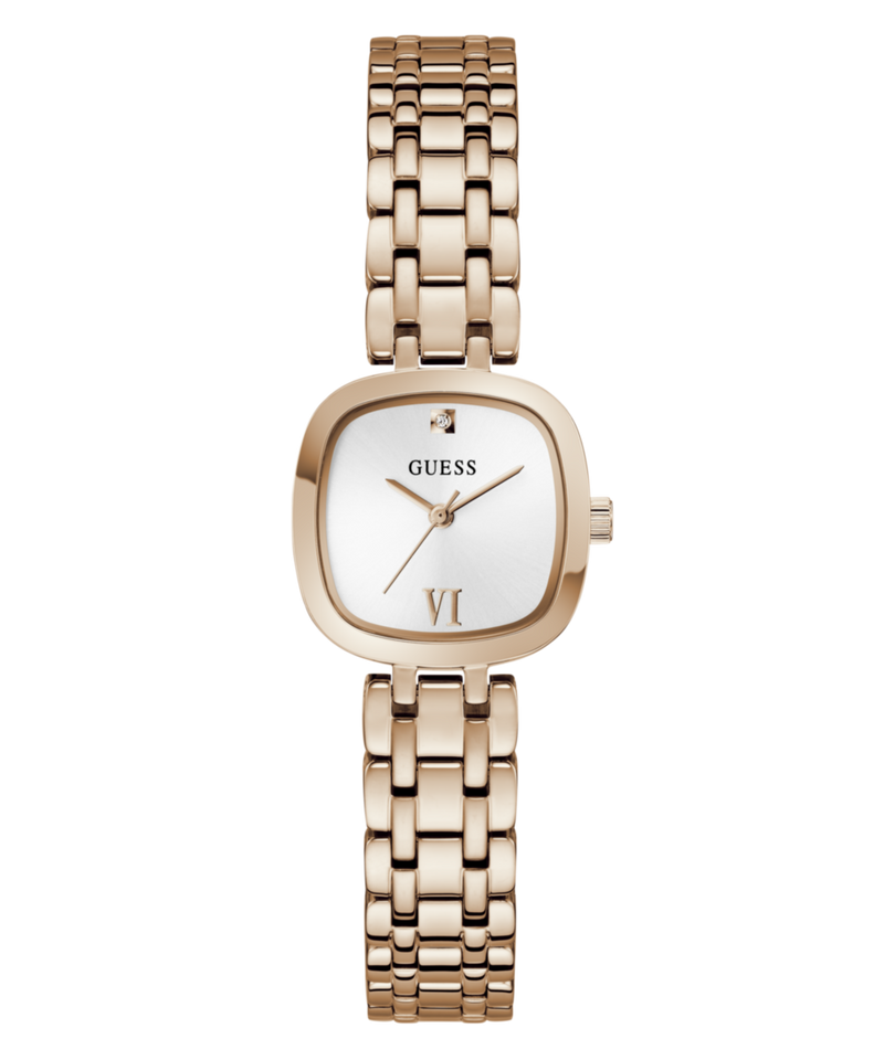 Guess Square 25mm White Dial Analog Women Watch - GW1098L4 Watch Guess