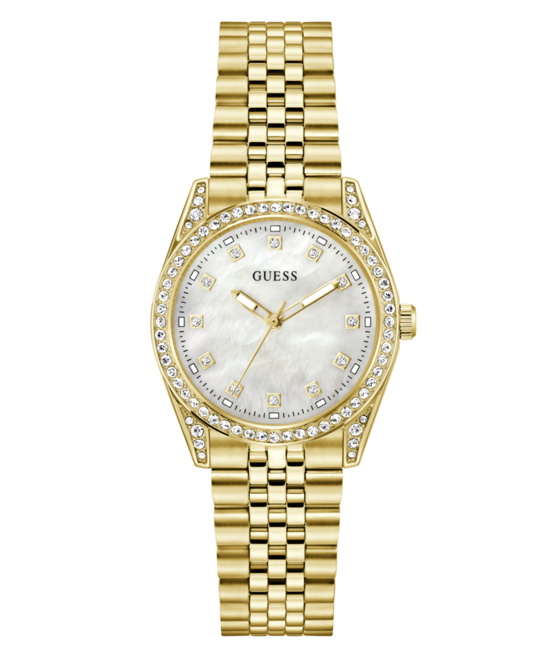 Guess Round 34mm White Dial Analog Women Watch - GW1099L2 Watch Guess
