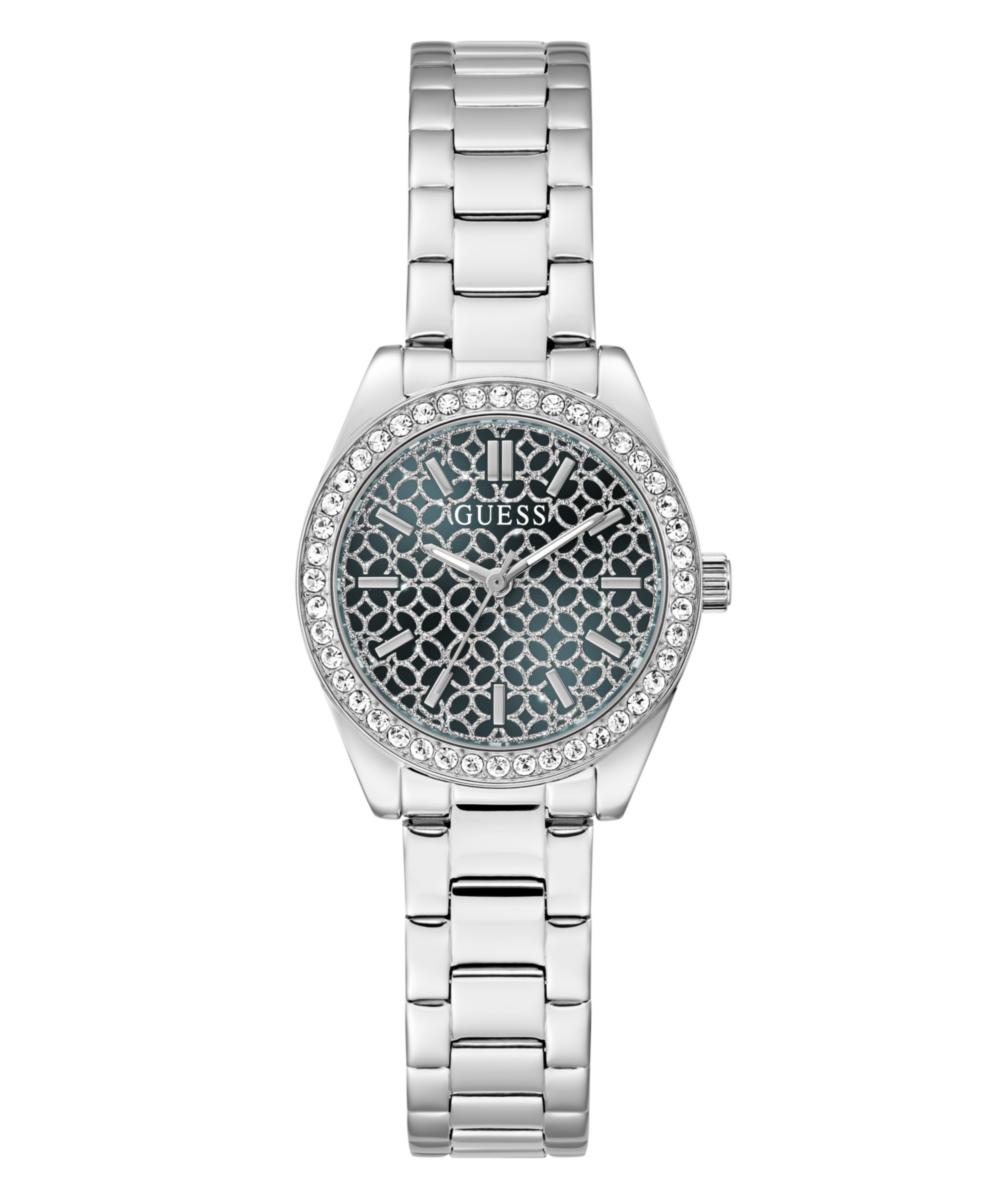 Guess Round 30mm Blue Dial Analog Women Watch - GW1100L1