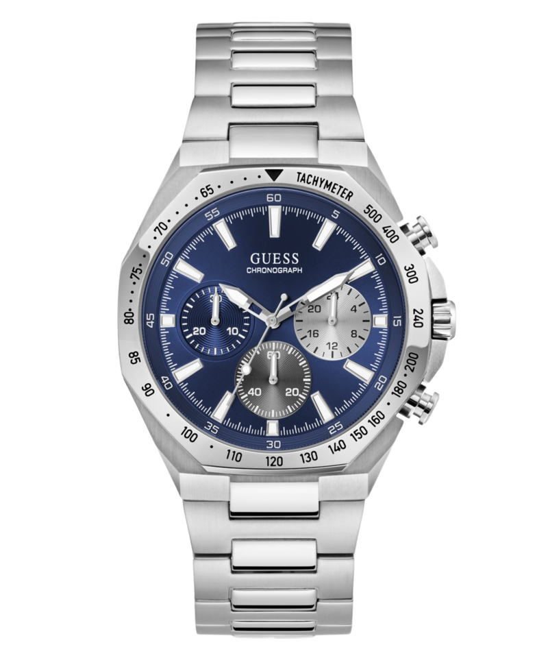 Guess Round 42mm Blue Dial Analog Men Watch - GW1122G1 Watch Guess