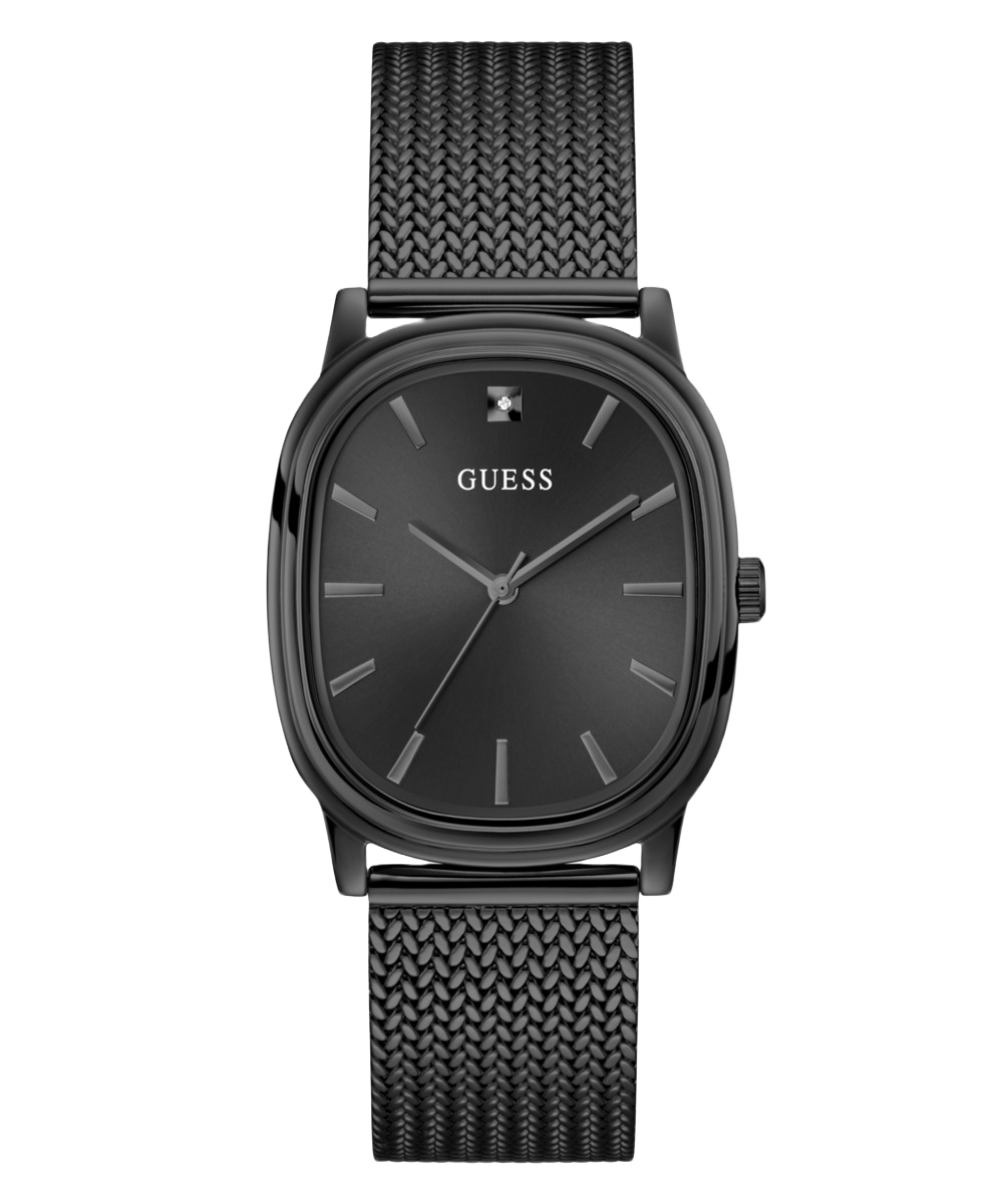 Guess Oval 35mm Black Dial Analog Men Watch - GW1124G3