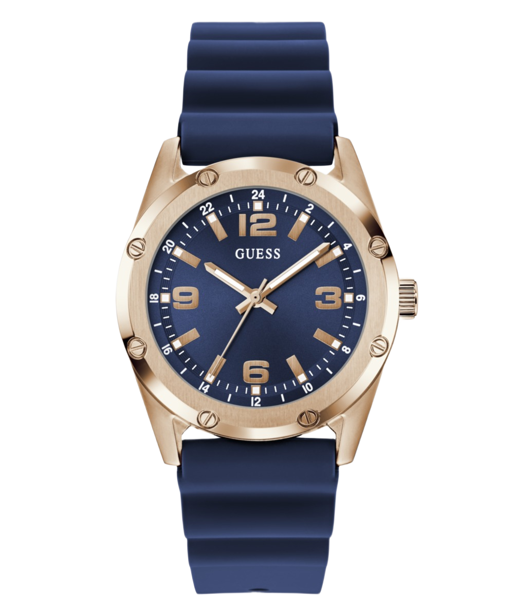 Guess Round 41mm Blue Dial Analog Men Watch - GW1134G5