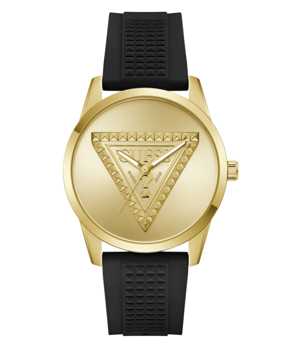 Guess Round 42mm Champagne Dial Analog Men Watch - GW1143G2