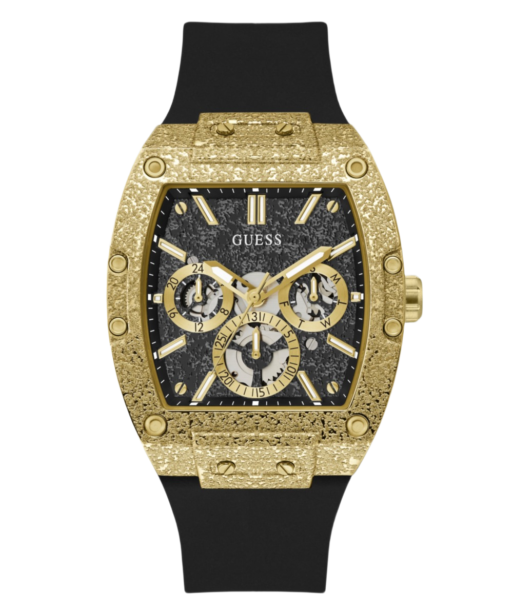 Guess Rectangle 42mm Black Dial Analog Men Watch - GW1149G2