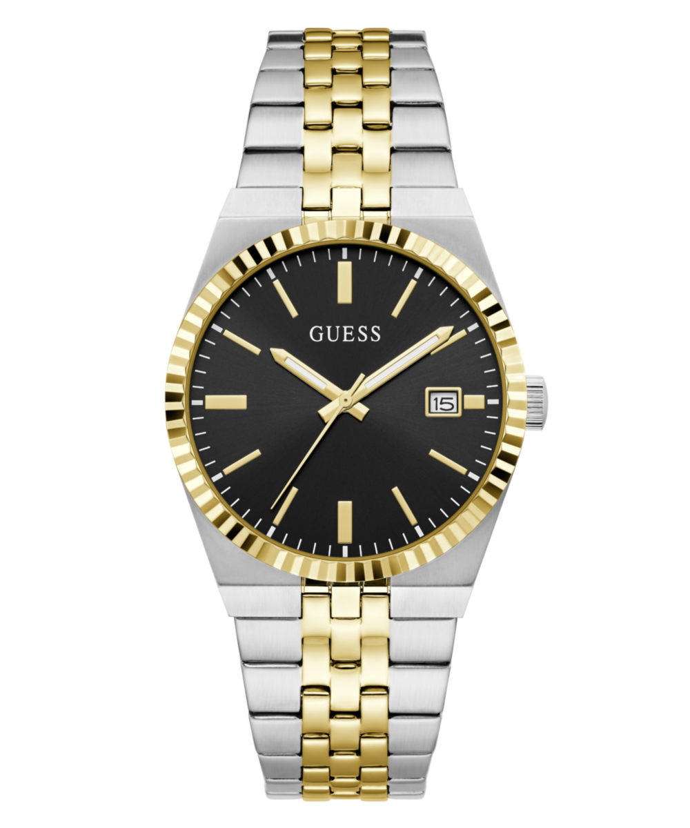Guess Round 39mm Black Dial Analog Men Watch - GW1153G7