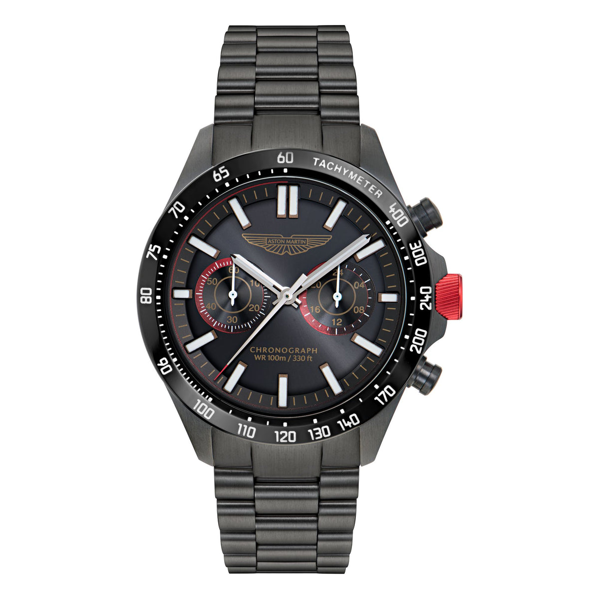 Aston Martin Black Round Dial Analog Men's Watch