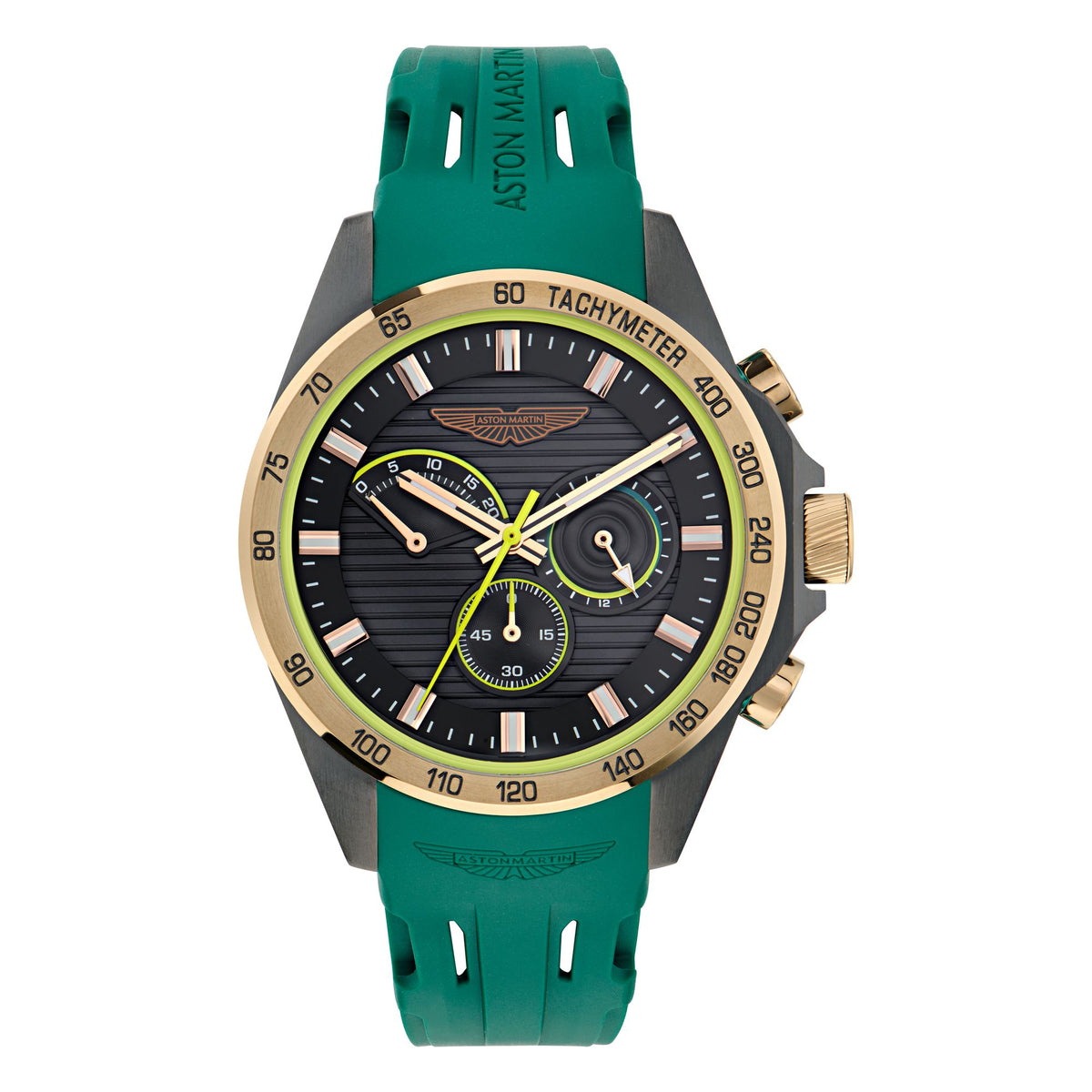 Aston Martin Black Round Dial Analog Men's Watch