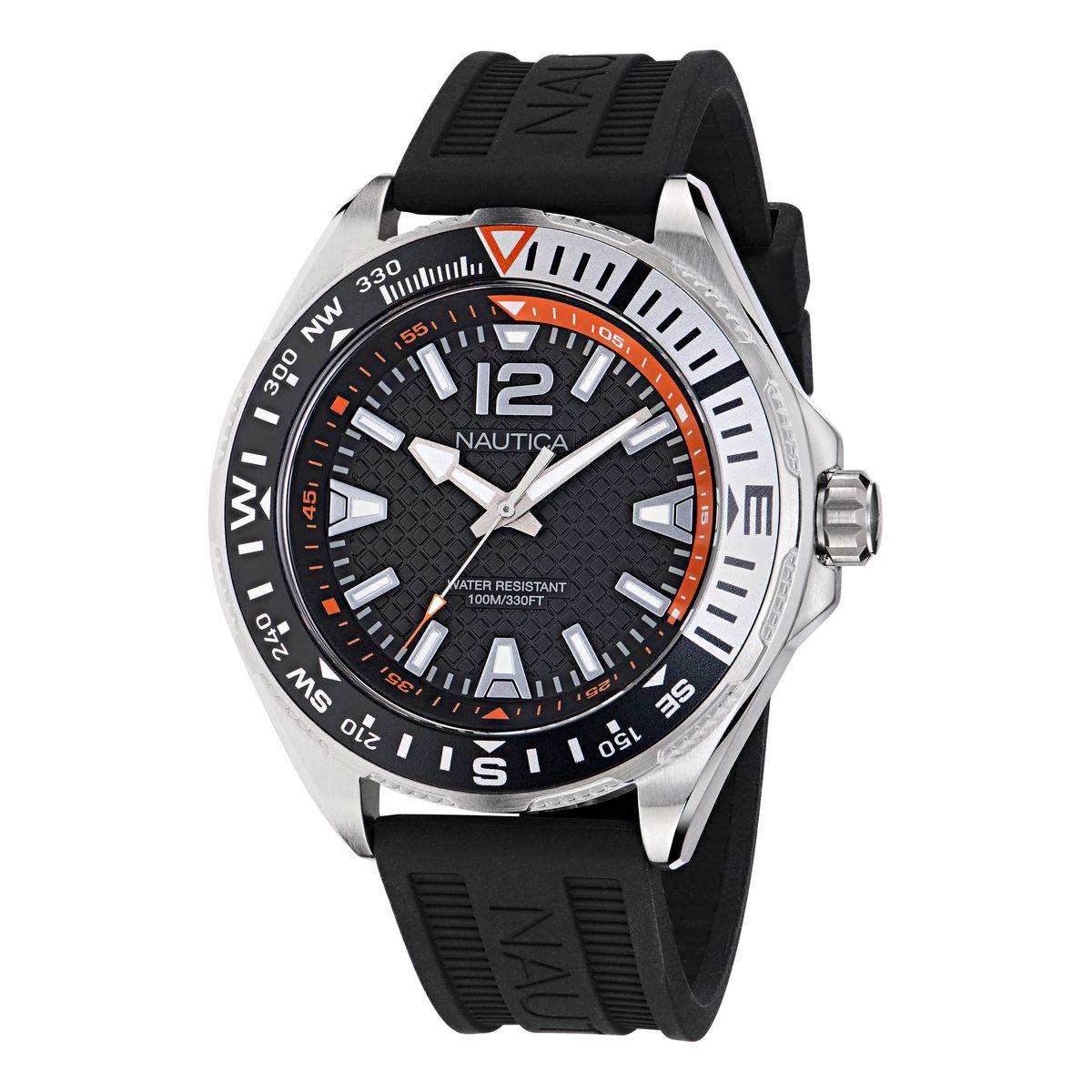 Nautica Clearwater Beach Stainless steel Round Dial Quartz Analog Men Watch