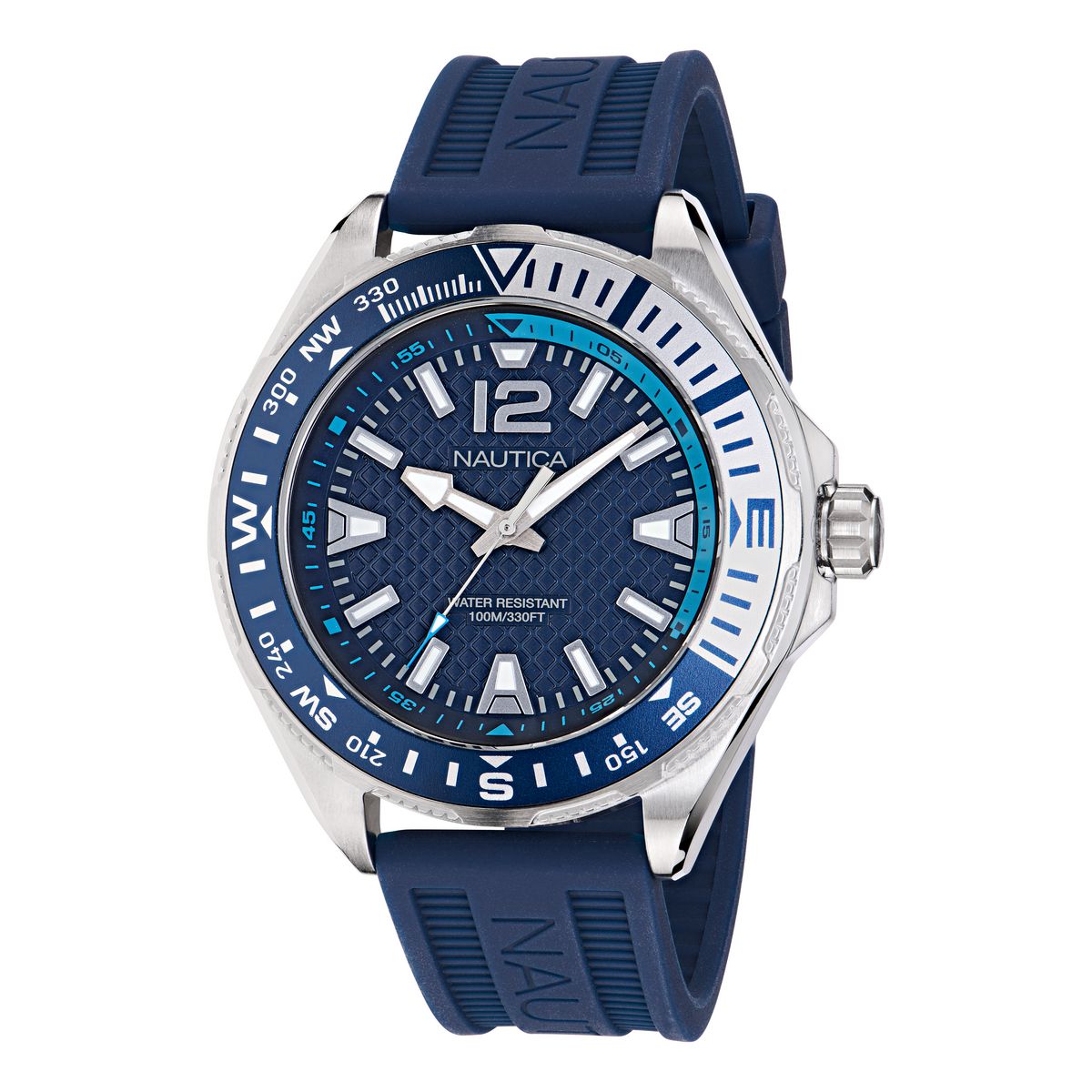 Nautica Clearwater Beach Stainless steel Round Dial Quartz Analog Men Watch