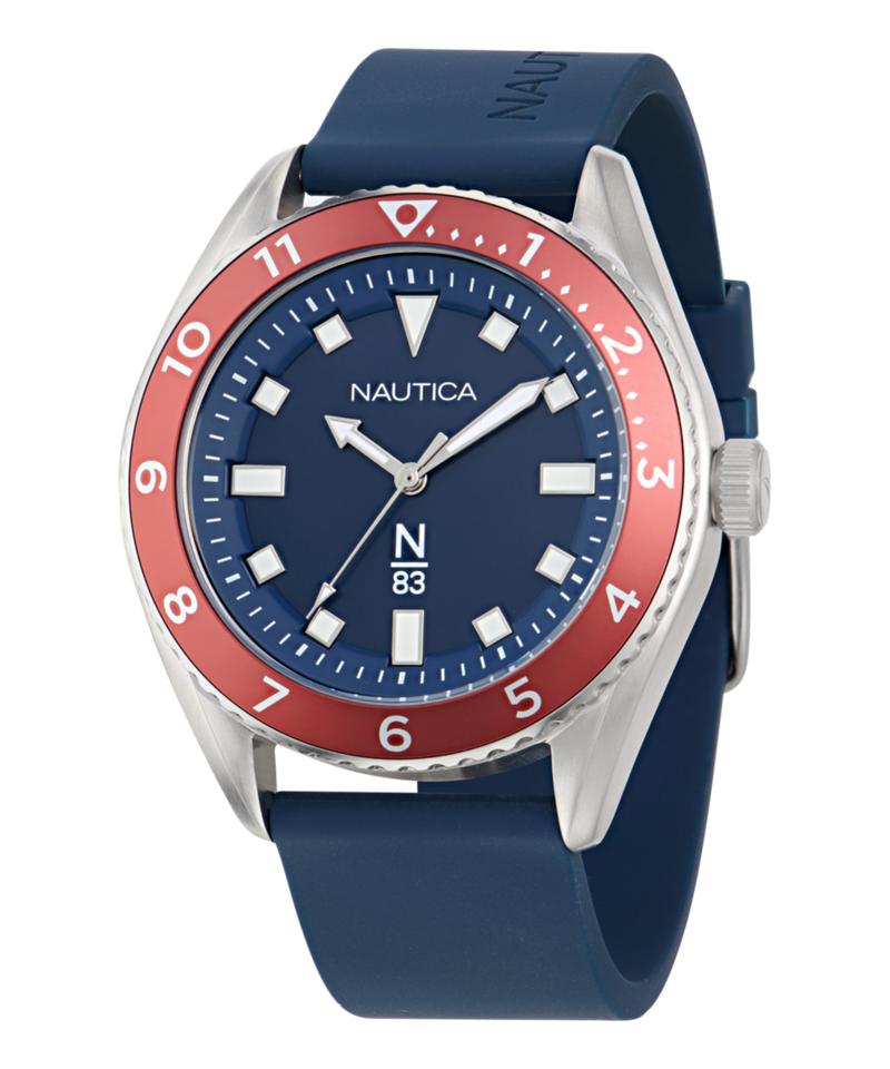 Nautica Finn Blue Round Dial Quartz Analog Men Watch Watch Nautica