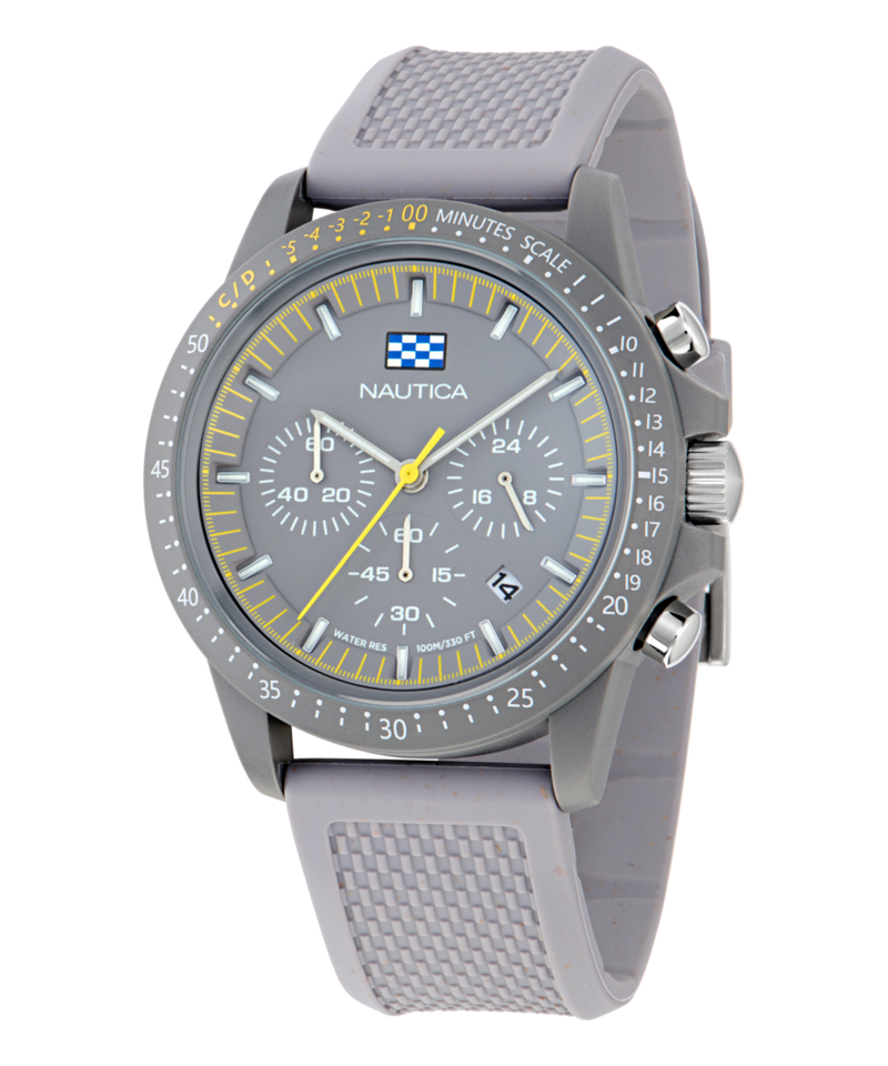 Nautica One Grey Round Dial Quartz Analog Men Watch Watch Nautica