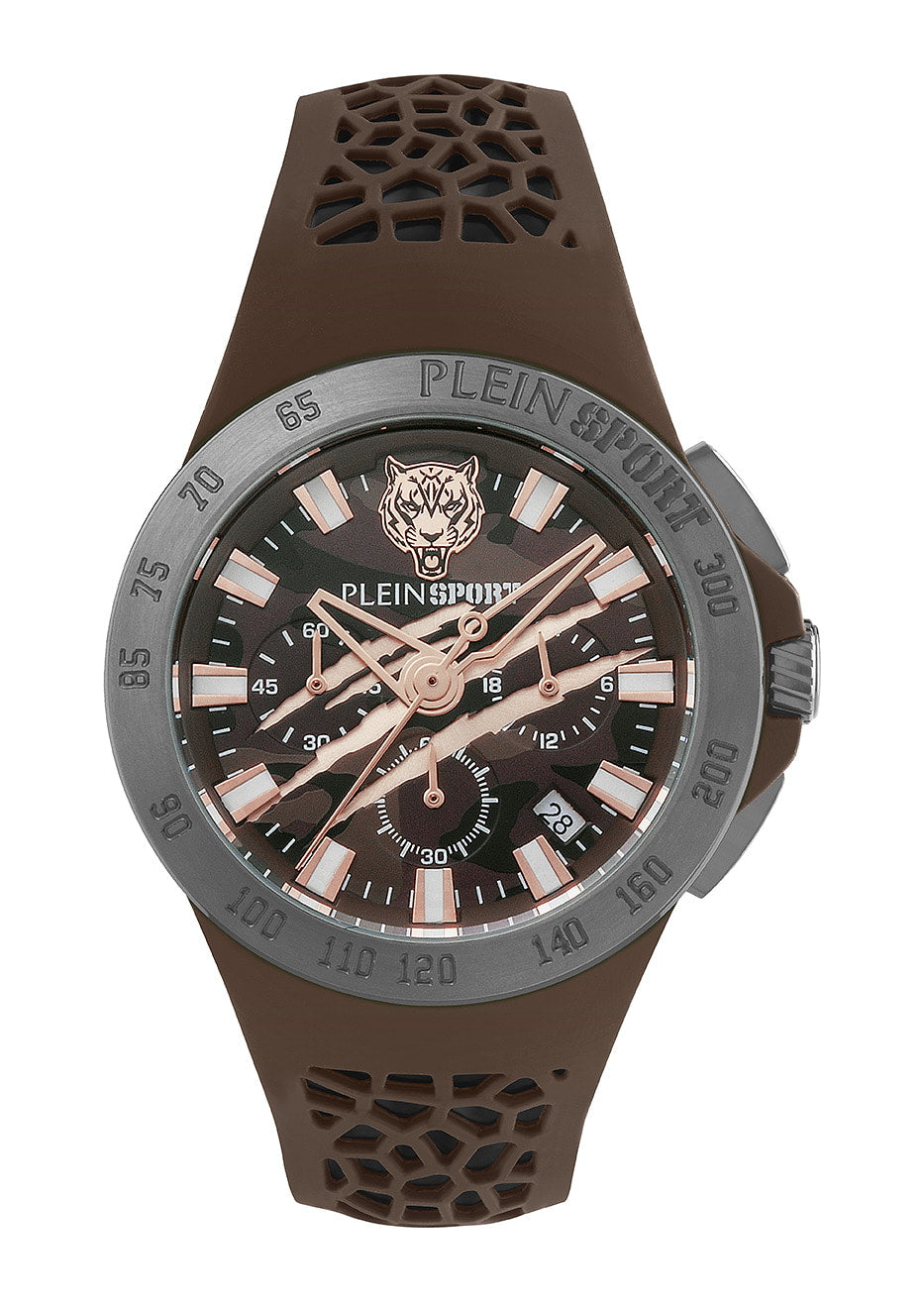 Plein Sport Sport Thunderstorm Gunmetal Round Dial Quartz Analog Men Watch