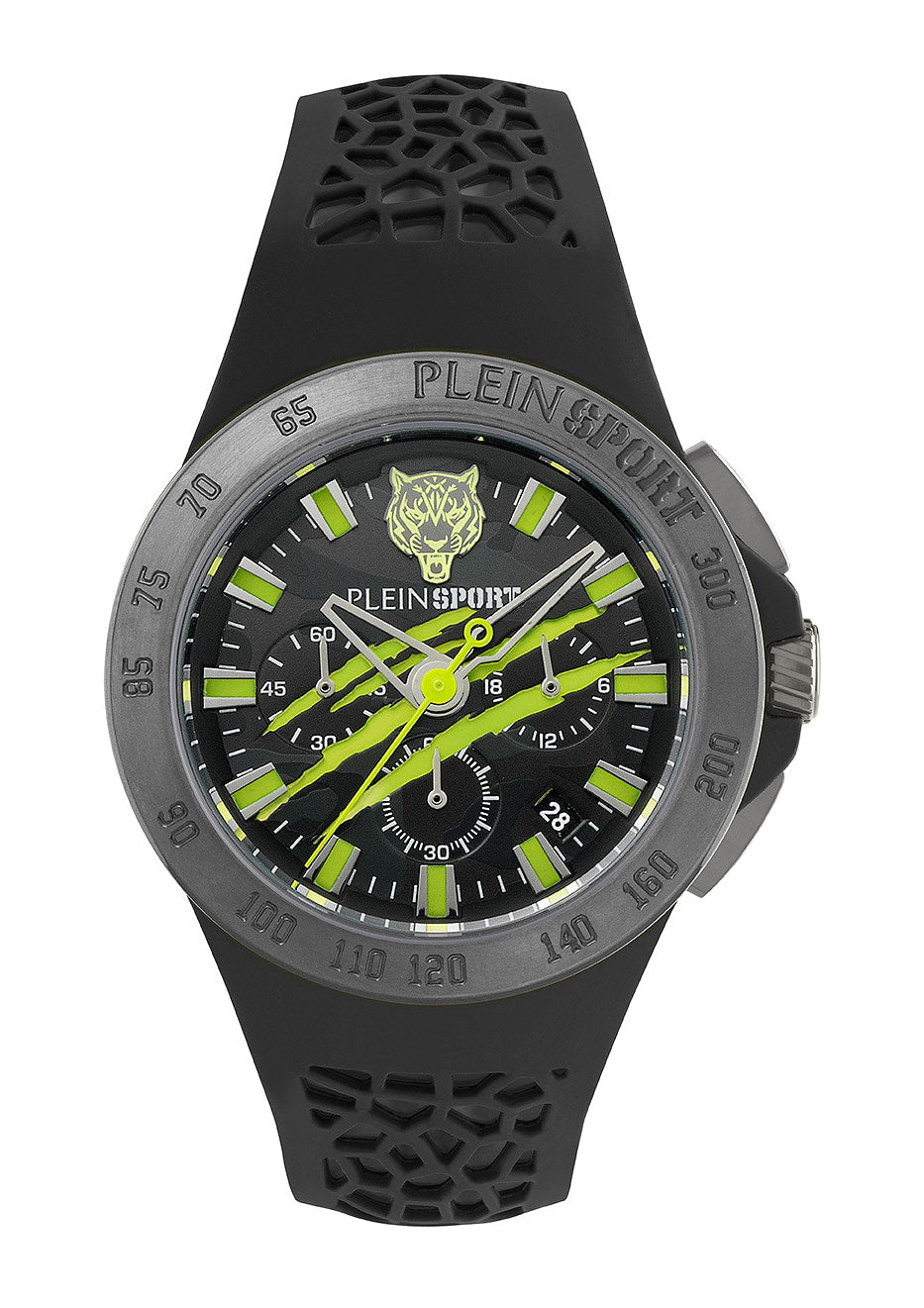 Plein Sport Sport Thunderstorm Gunmetal Round Dial Quartz Analog Men Watch