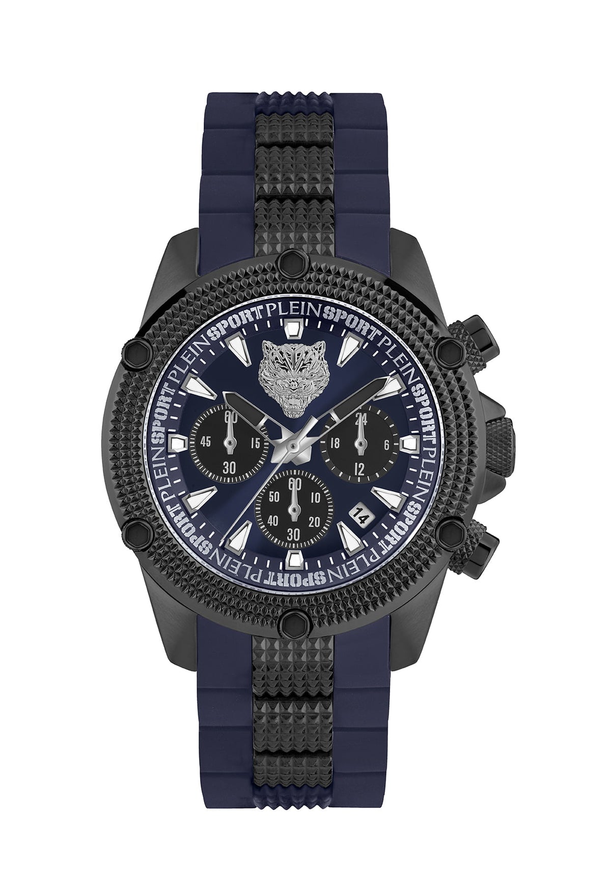 Plein Sport Sport Hurricane Black Round Dial Quartz Analog Men Watch